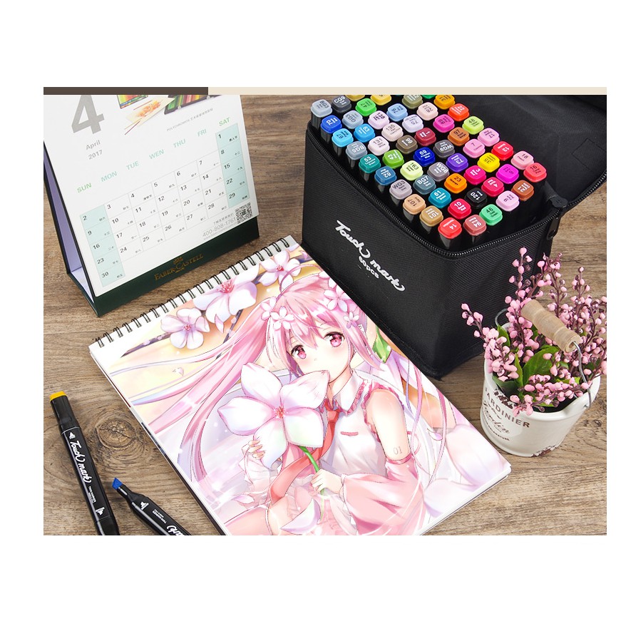 [1 tặng 5] Touch Marker 40 bút màu