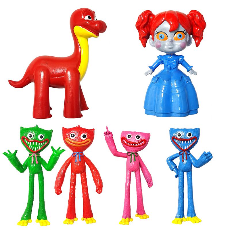 6 Búp bê phong cách Wuggy Huggy dùng trang trí quà tặng đồ chơi giáng sinh cho trẻ em