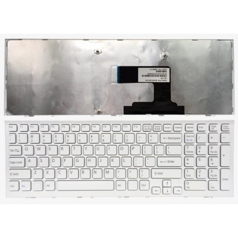 Bàn phím laptop SONY VPC-EL Có Khung MÀU ĐEN - MÀU TRẮNG