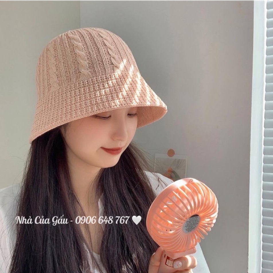 Mũ bucket nữ vải dày dặn siêu đẹp