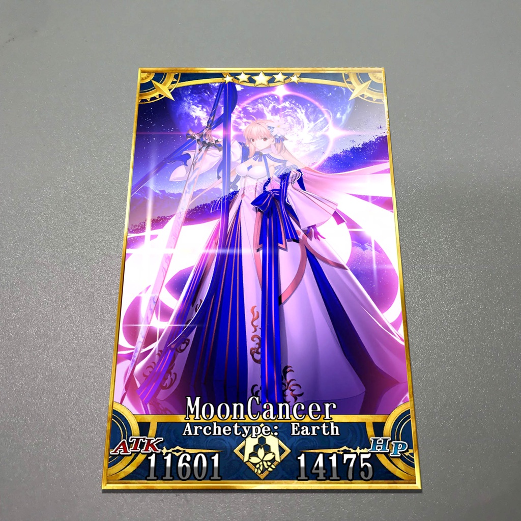 Thẻ bài custom card bánh xốp anime Fate/Grand Order FGO để sưu tầm tự chọn Archertype Earth