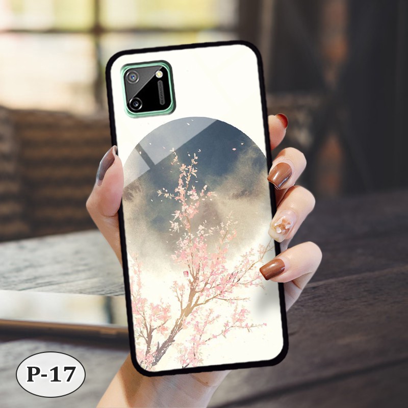 Ốp lưng kính Realme C11- hình 3D