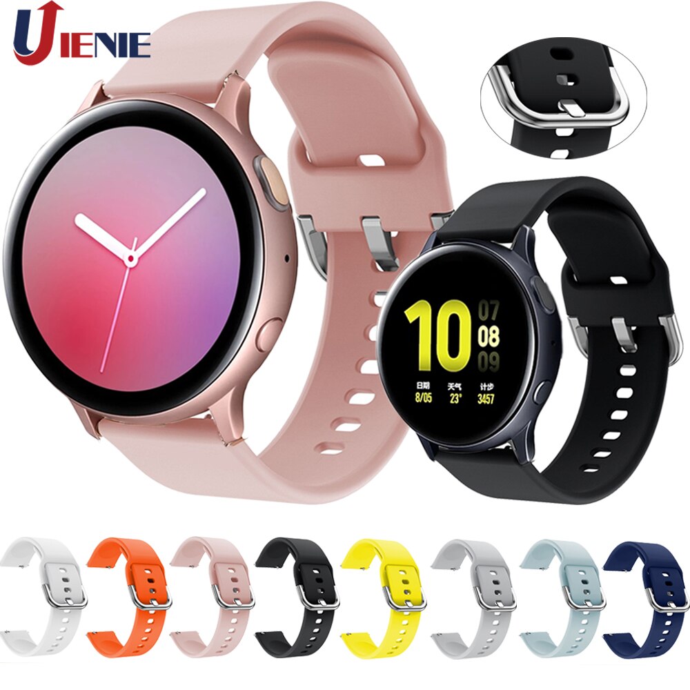 Dây đeo silicone thay thế 20mm cho đồng hồ Samsung Galaxy Active 2 40mm 44mm / 3 41mm / Gear S2 / Reyluou Ls02