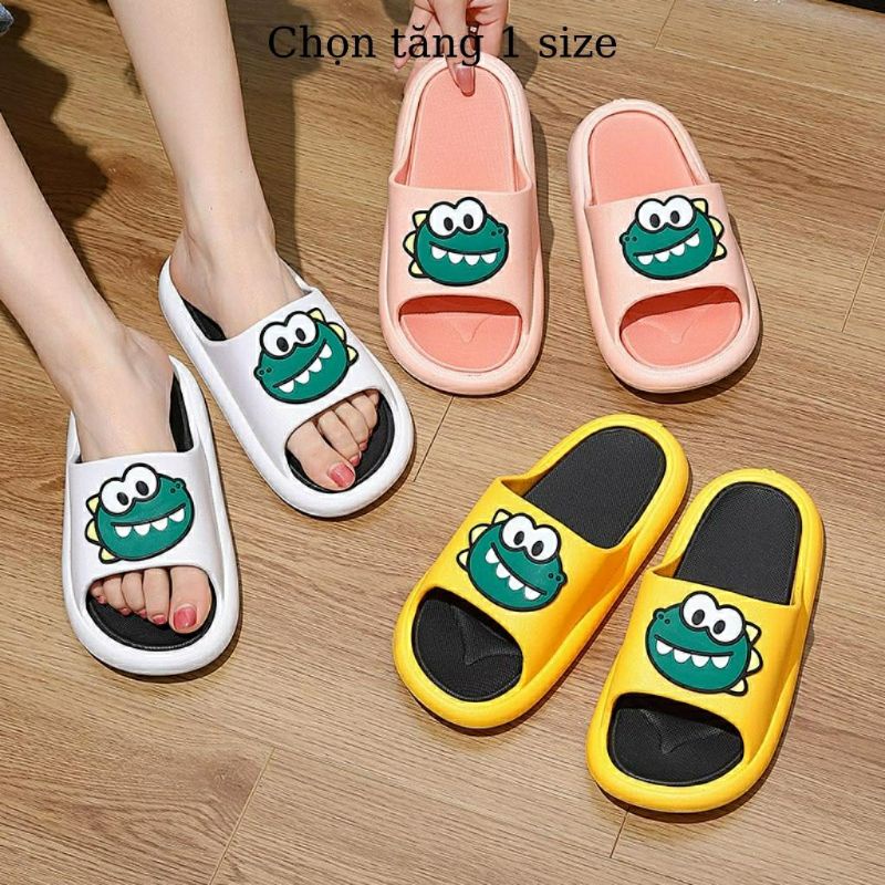 🔥HÀNG SIÊU CẤP🔥Dép bánh mì, Dép khủng long quai ngang nam nữ đúc nguyên khối siêu bền, siêu nhẹ