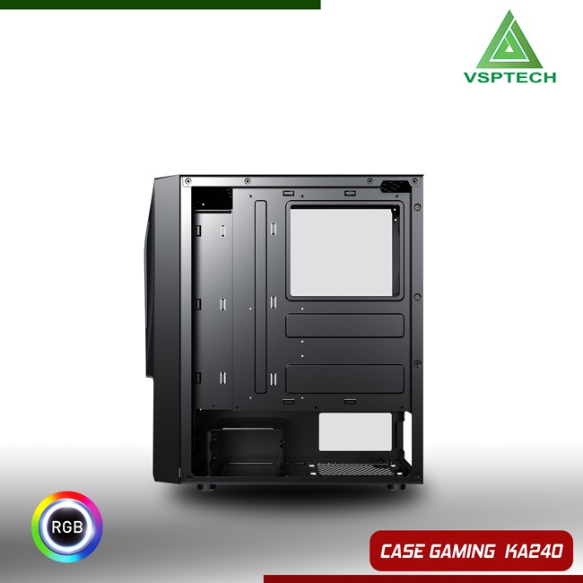 Case gaming VSP dòng Series KA-240 - Full ATX (No Fan) - Pk Máy Tính