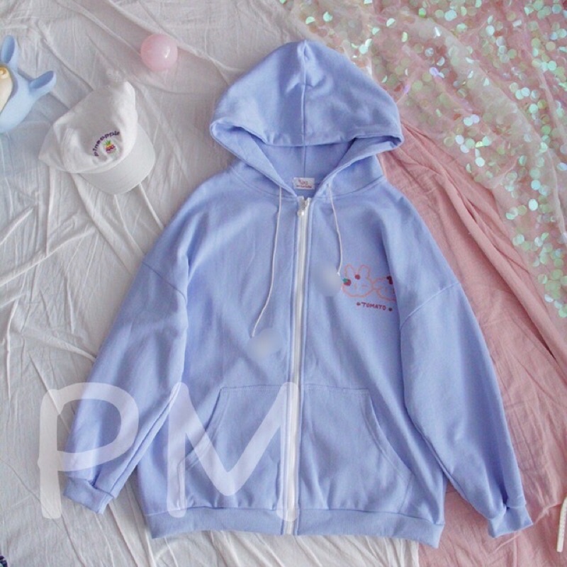 Áo khoác hoodie dây khoá kéo Hình Kute Ulzzang🌵Hodie nữ vải nỉ chất đẹp giá rẻ không xù lôngBST thu đông unisex 2021 | BigBuy360 - bigbuy360.vn