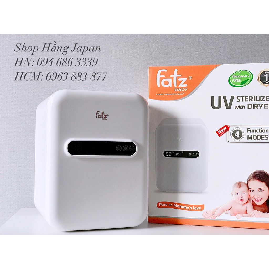 [BH chính hãng ] Máy tiệt trùng sấy khô bằng tia UV Fatzbaby- tiệt trùng diệt khuẩn tối ưu