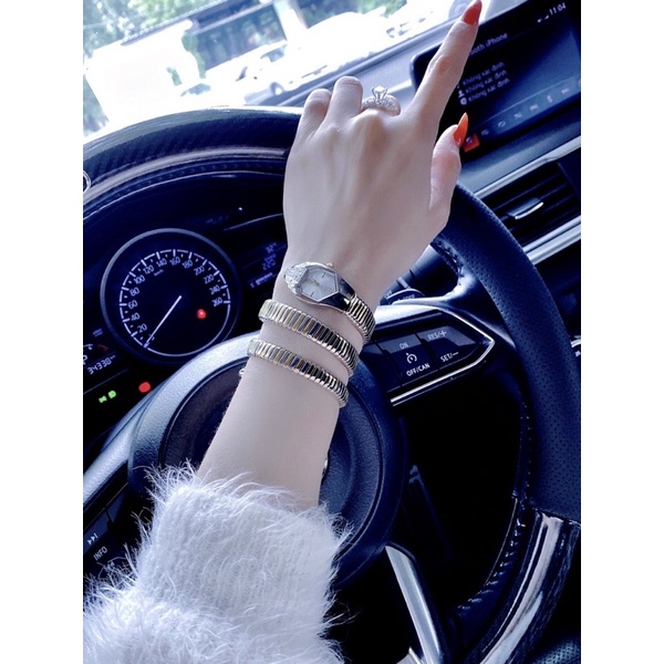 Đồng Hồ JUST CAVALLI Rắn quấn 2 vòng cổ tay - Case 33mm Cho Nữ - BH24 Tháng