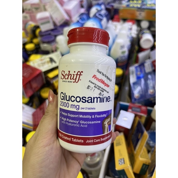 Thanh lý Viên Uống Schiff Glucosamine 2000mg hỗ trợ đau nhức xương khớp