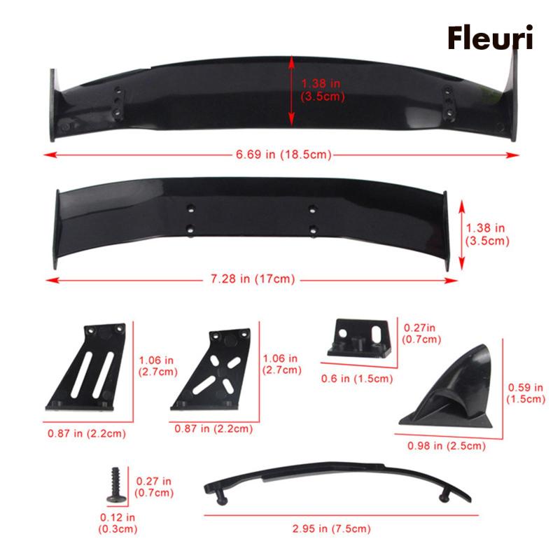 Phụ Kiện Đuôi Xe Hơi Tỉ Lệ 1: 10 Chất Lượng Cao