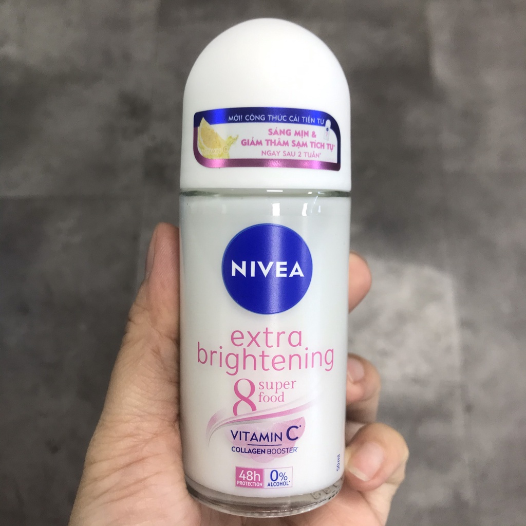 Lăn nách Nivea lăn khử mùi 50ml lăng nách nữ các mùi chai lăn khử mùi hôi nách 48h