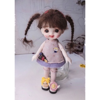 Giày búp bê 1/8 gắn charm