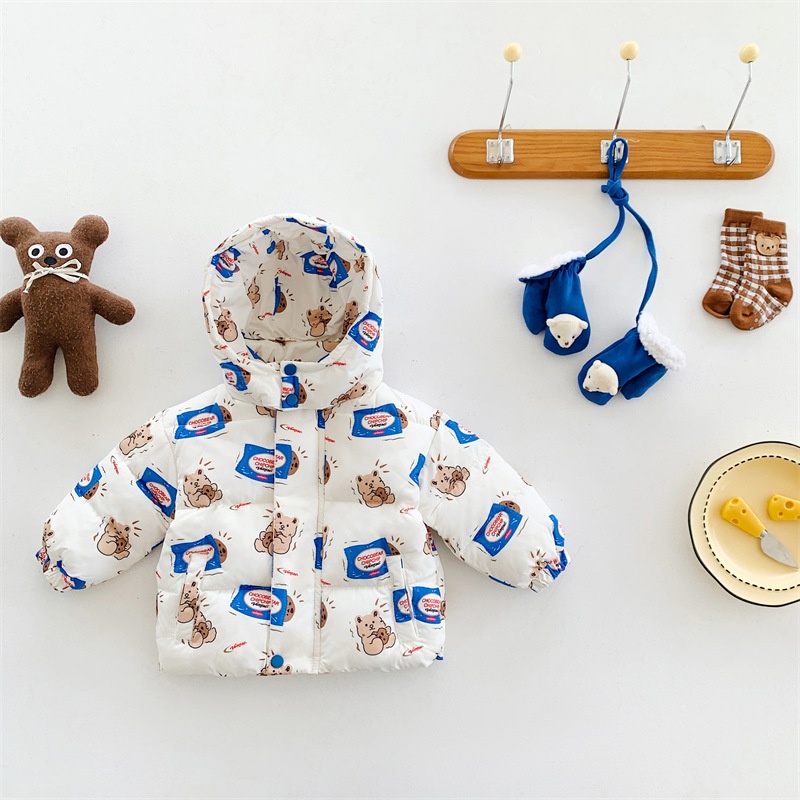 Áo khoác phao trần bông cho bé dày dặn 2022