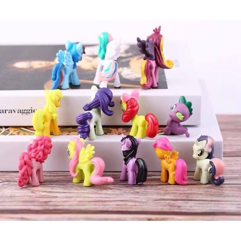 Ngựa Pony set 12 con