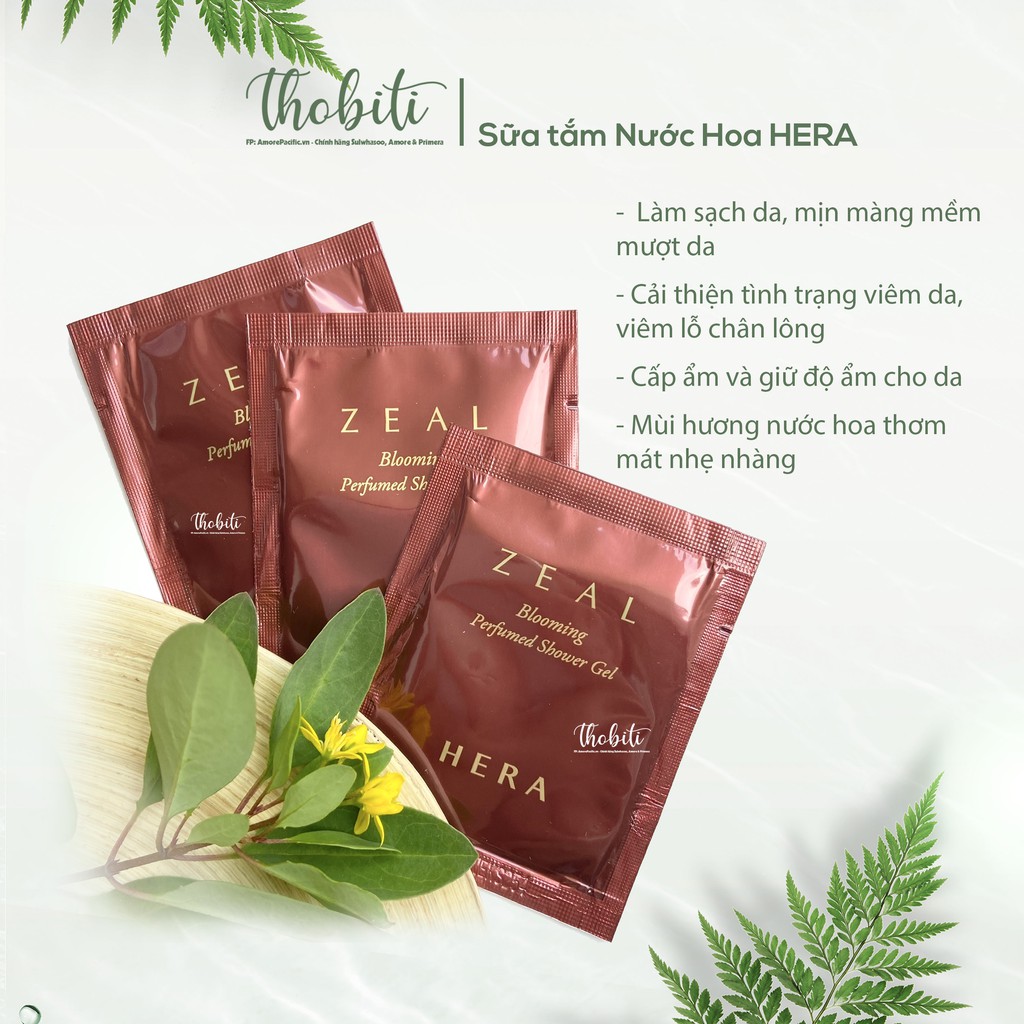 Sữa Tắm ZEAL BLOOMING PERFUMED của HERA hương HOA HỒNG sang trọng quyến rũ