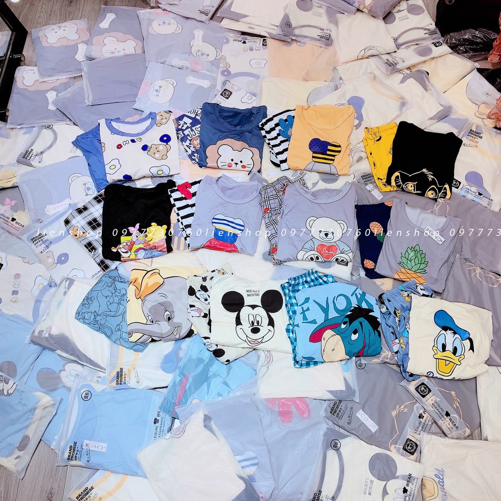 Bộ mặc nhà hình dễ thương [ảnh thật] | BigBuy360 - bigbuy360.vn