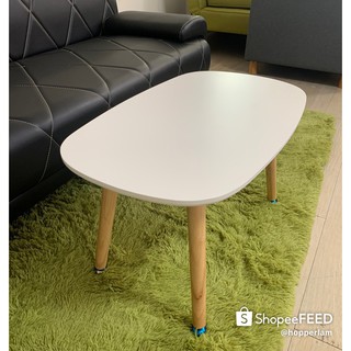 Bàn Trà BNS Sofa Vuông Màu Trắng 75*45*40