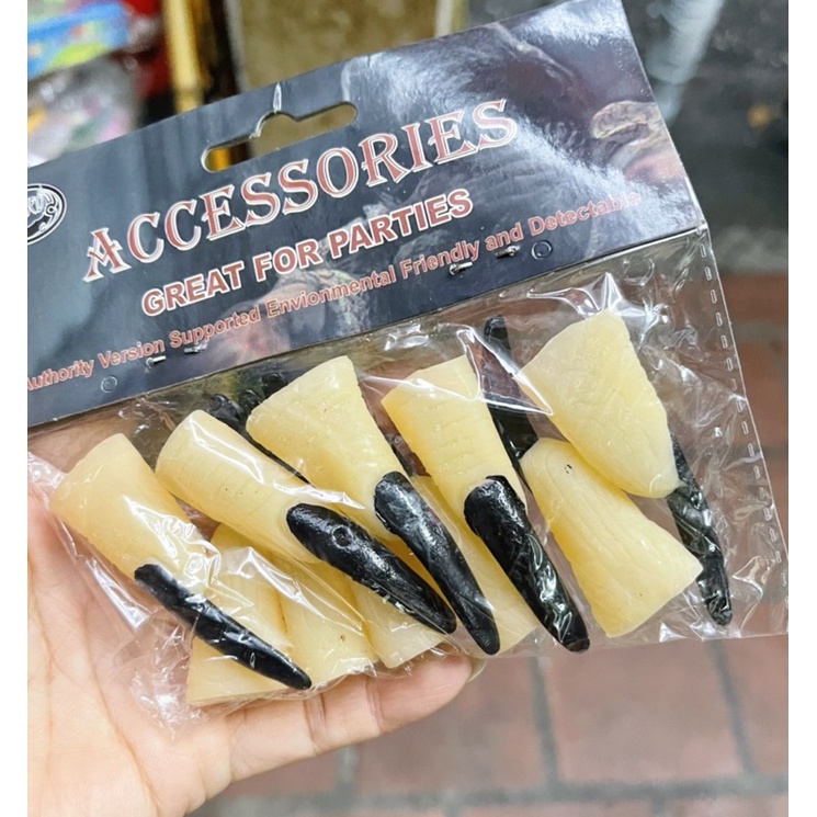 bộ móng tay móng vuốt hoá trang cosplay chơi trung thu HALOWEEN