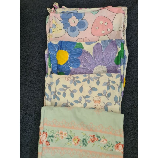 Vỏ Gối Ôm Cotton 100%, May dây chuông, dây rút tiện dụng, size 35x100cm. Chất liệu mềm mát, mẫu Kute