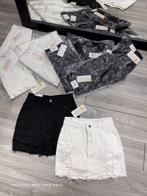 CHÂN VÁY KAKI RÁCH SIÊU ĐẸP | BigBuy360 - bigbuy360.vn