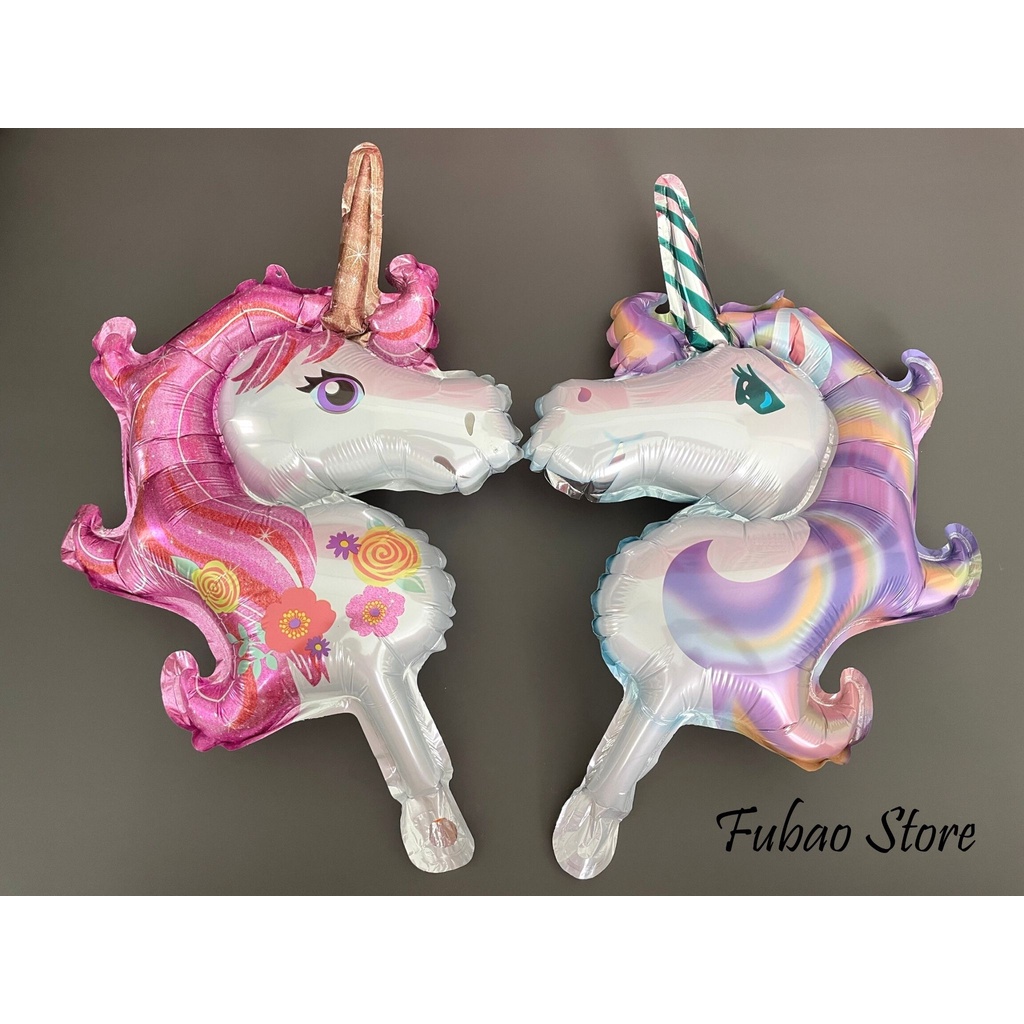 Bóng hình ngựa Pony, trang trí sinh nhật, thôi nôi, party size nhỏ Fubao Store