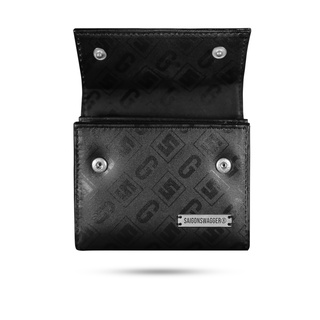Ví Nắp Da In SAIGON SWAGGER® Eclipse Short Flap Wallet