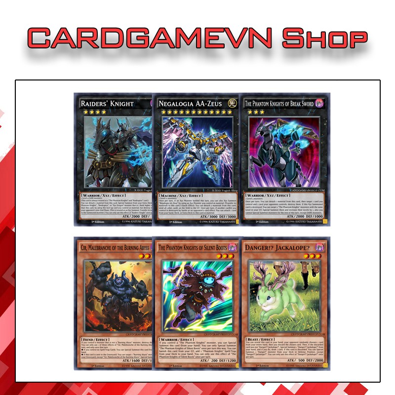Bộ Bài Yugioh The Phantom Knights 54 lá - HM3