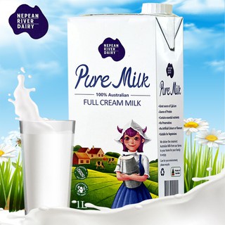 Sữa tươi nguyên kem không đường Pure Milk hộp 1L FENNC