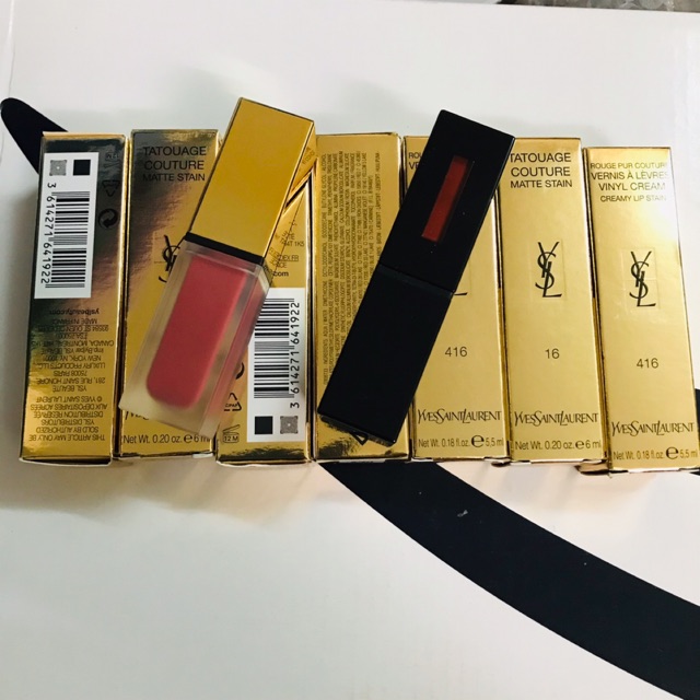 Son ysl màu số 416 và số 16