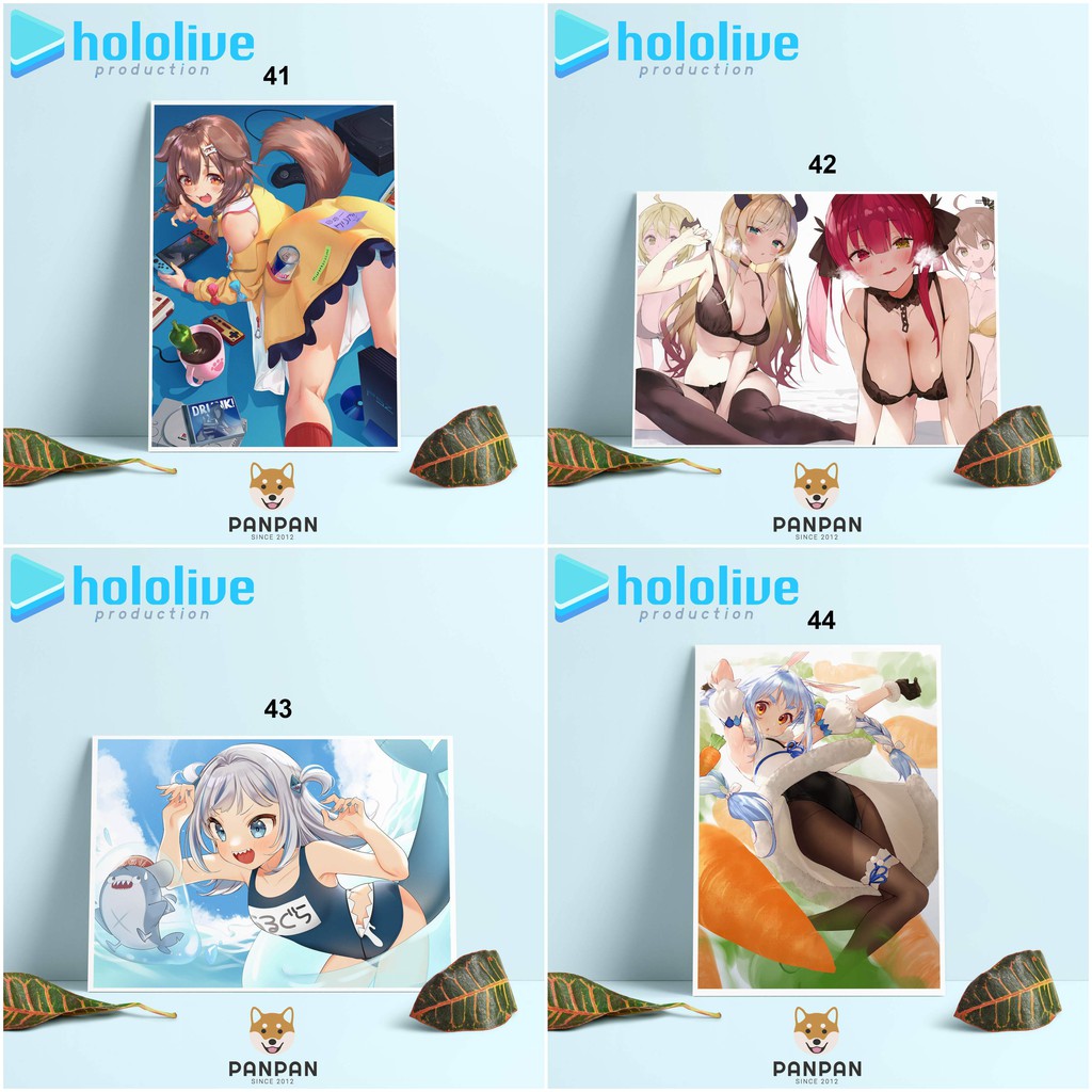 Postcard Cao Cấp - Poster Hololive Vtuber (3)