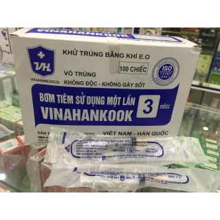 Combo 10 kim tiêm nhựa vinahankook 3ml