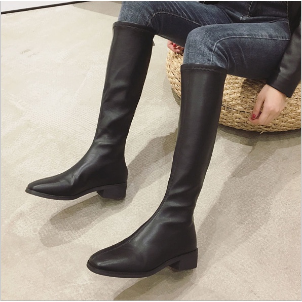 [GIÁ SỐC] Boots đùi đế bệt 3cm Hàn Quốc săn sale B001 | WebRaoVat - webraovat.net.vn