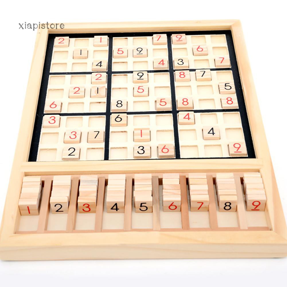 Khay Gỗ Đồ Chơi Sudoku Rèn Tư Duy Cho Trẻ