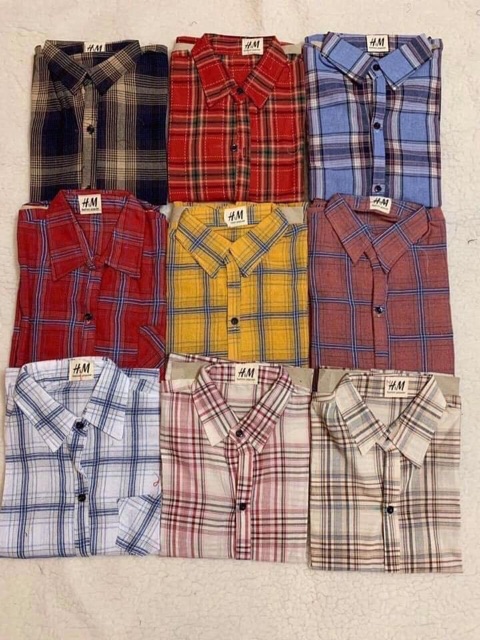 Áo sơ mi sọc caro