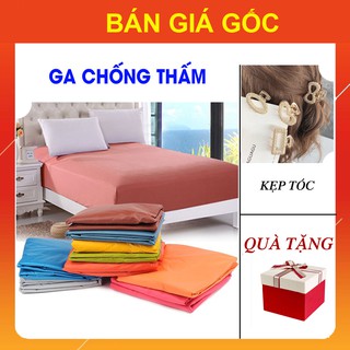 Ga Chống Thấm 1M2-1M4-1M6-1M8-2Mx2M2 [COMBO TẶNG KÈM] Sét 5 Kẹp Tóc Kim Loại GIÁ SỈ, Thảm Drap Trải Giường Phòng Ngủ