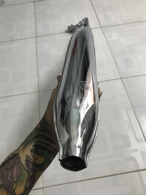 Pô đam logo hình cánh chim chứ honda móc cam xăng nồi