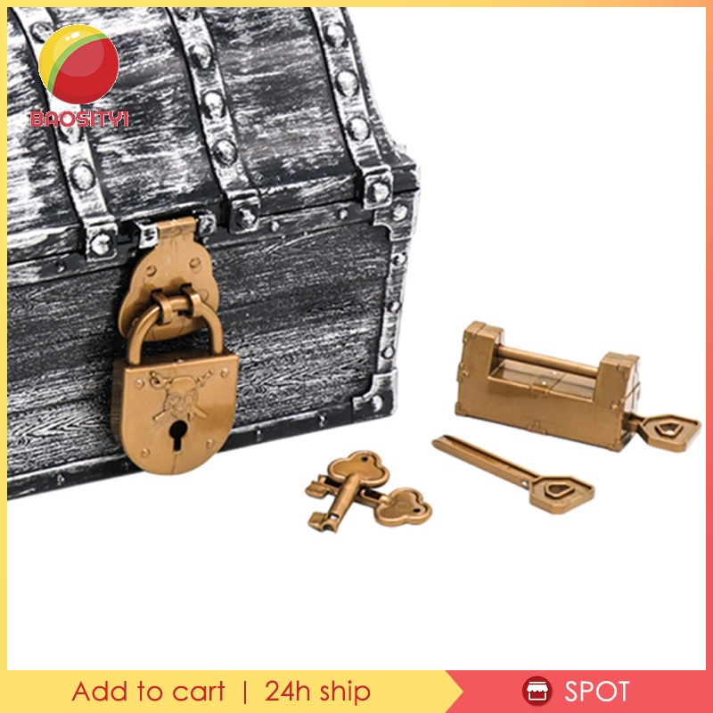 Baosity1] Đồ Chơi Hình Kho Báu Cướp Biển Cổ Điển Cho Bé