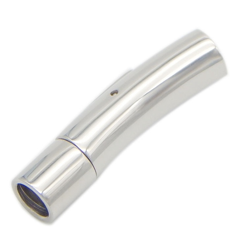 Khóa nối dây da bằng thép không gỉ cao cấp dùng làm trang sức DIY