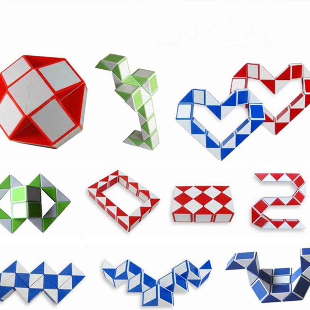 Rubik Biến Thể Gía Rẻ - Rubik Xoay Snake Biến Hình - Biến Thể Của Rubik Lập Phương Kích thước lớn