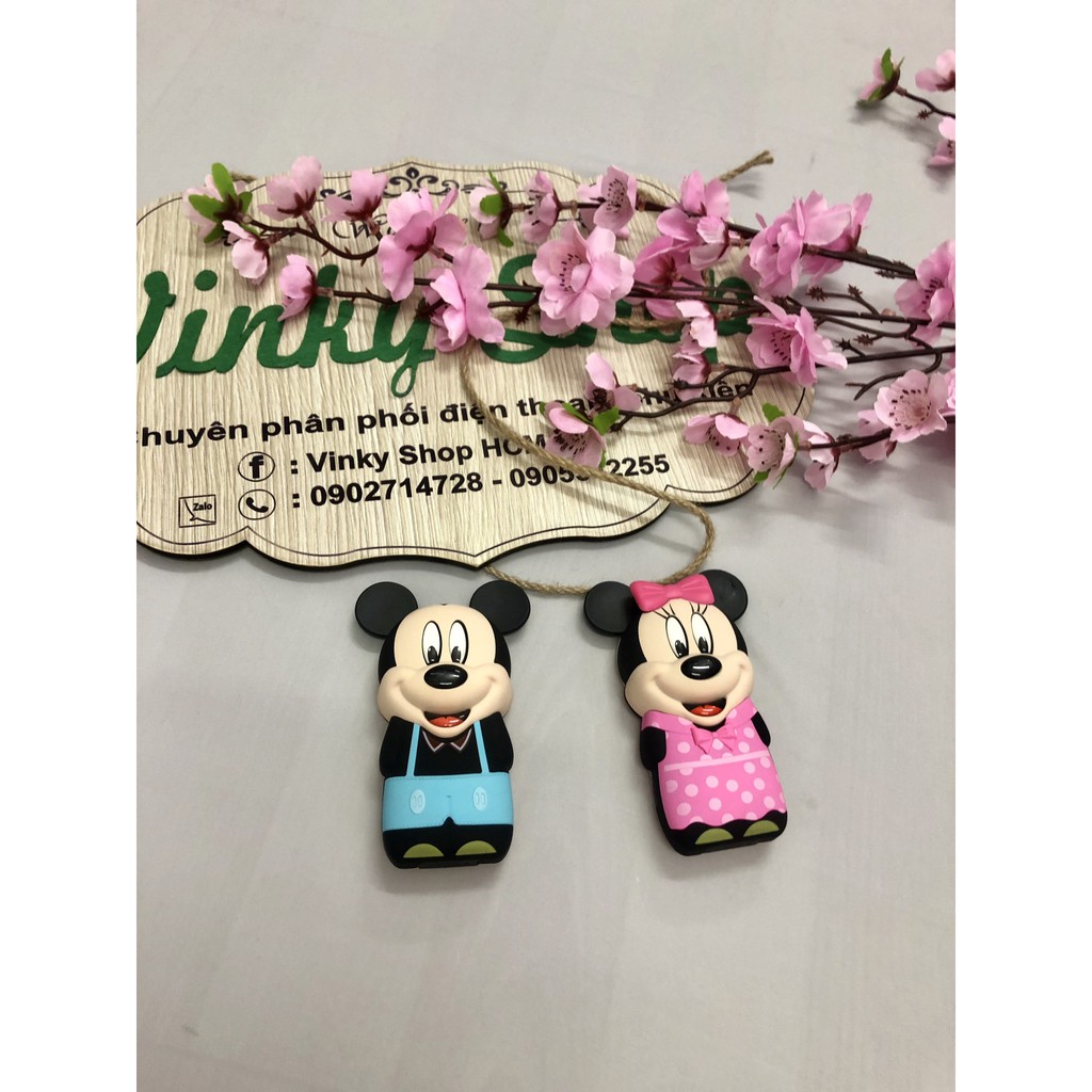 Điện Thoại Chuột Mickey T21 Mini độc lạ 2sim đèn sáng cực kỳ đẹp mắt | WebRaoVat - webraovat.net.vn