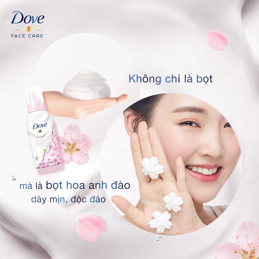 [Mã FMCGMALL -8% đơn 250K] Whip rửa mặt DOVE với tinh chất serum & chiết xuất hoa anh đào 150g | BigBuy360 - bigbuy360.vn