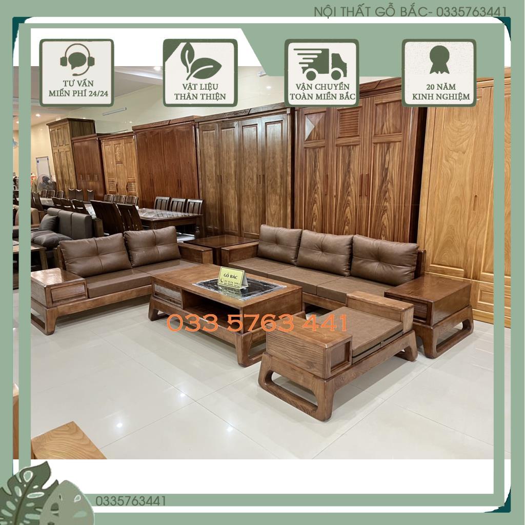 SIÊU SALE Sofa 2 văng chân choãi kèm ảnh thực tế tại xưởng - ghế sofa phòng khách kích thước lớn