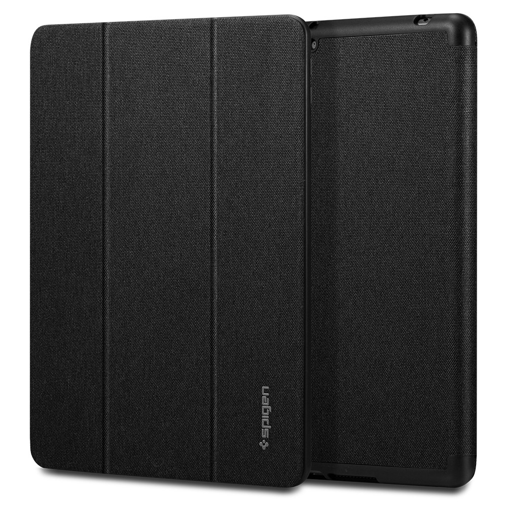 Ốp Bao Da iPad 10.2  Spigen Urban Fit vải dệt kim cao cấp và lớp lót PC
