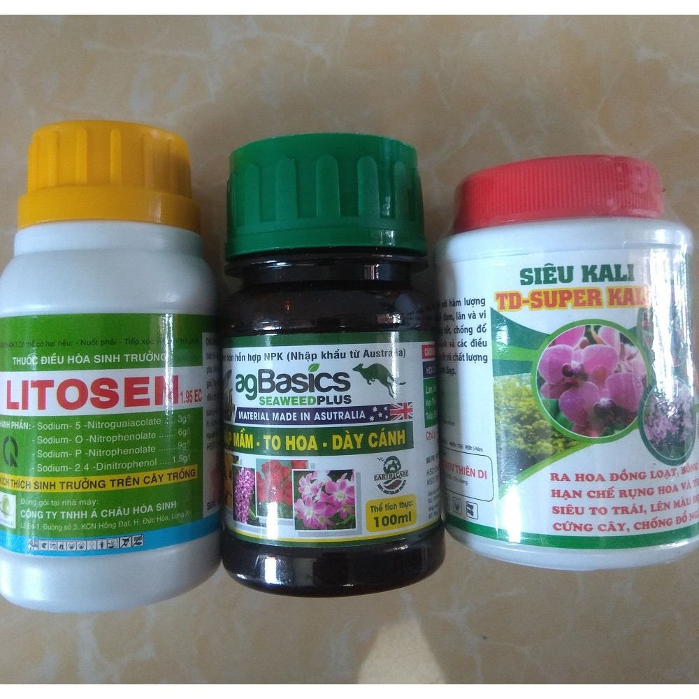 COMBO dưỡng cây chăm sóc phong lan - 100ml/chai