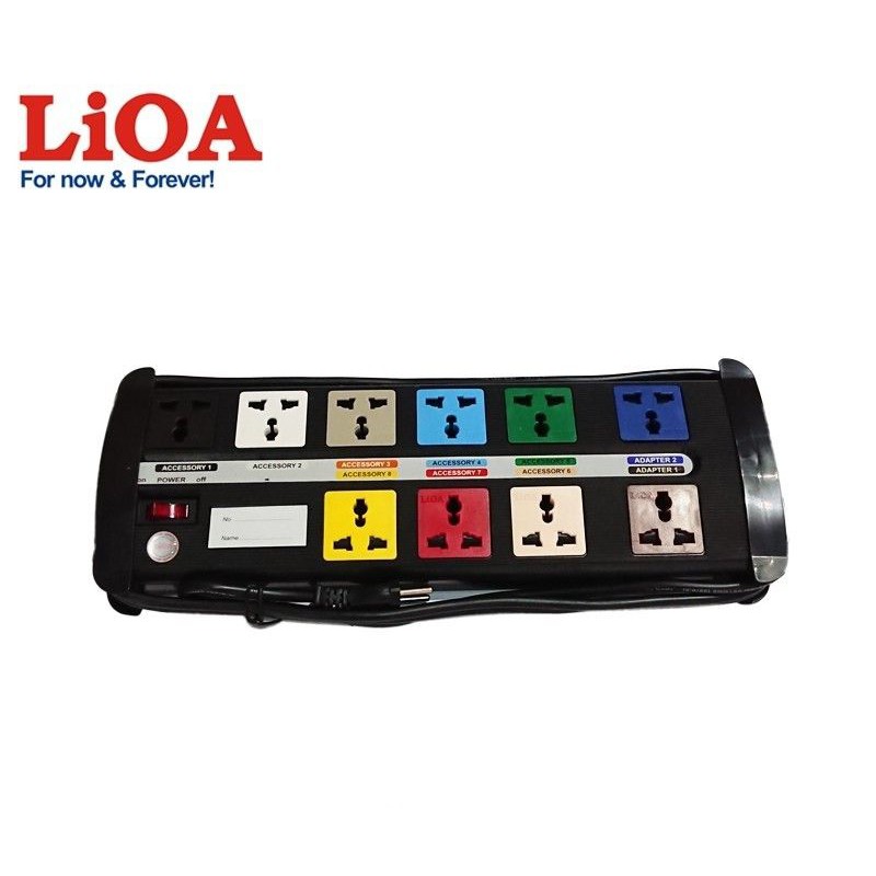 Ổ CẮM SUPER LiOA - Công suất lớn - dây 3m, 2 lõi - 6D-S3-2/10D-S3-2 - Chính hãng Lioa