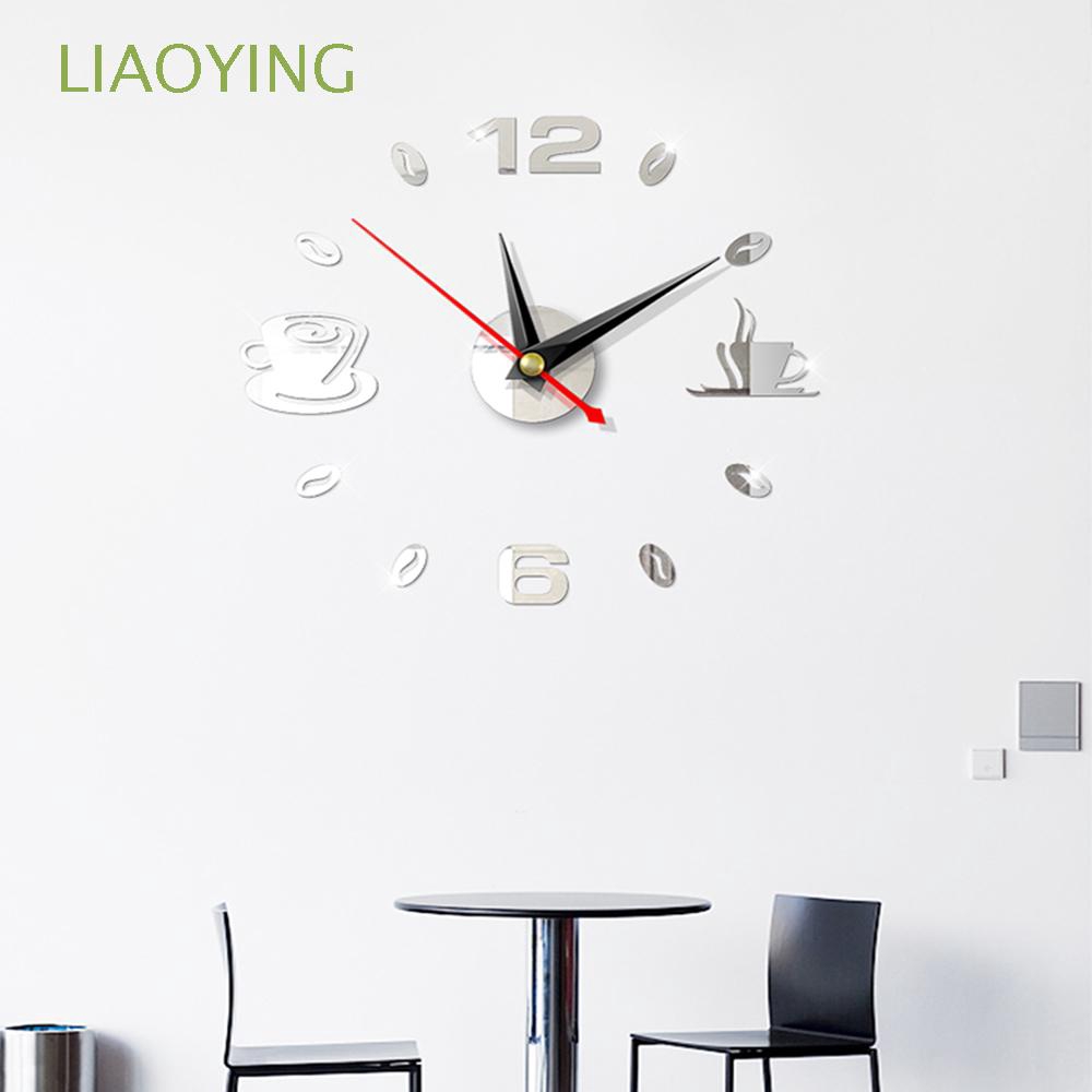 Đồng Hồ Dán Tường Tự Dính Sáng Tạo Có Thể Tháo Gỡ Trang Trí Nhà Cửa