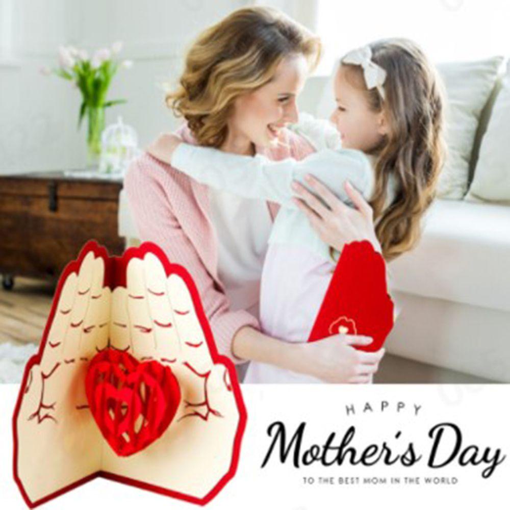 Thiệp Chúc Mừng Ba Chiều Bằng Giấy Khắc Chữ Handmade Ý Nghĩa Dùng Làm Quà Tặng Ngày Của Mẹ