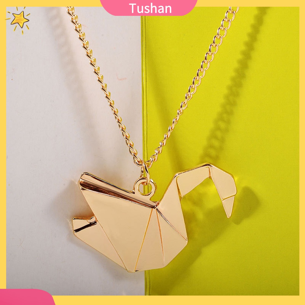 Vòng cổ mặt hình hạt giấy thời trang dành cho nữ