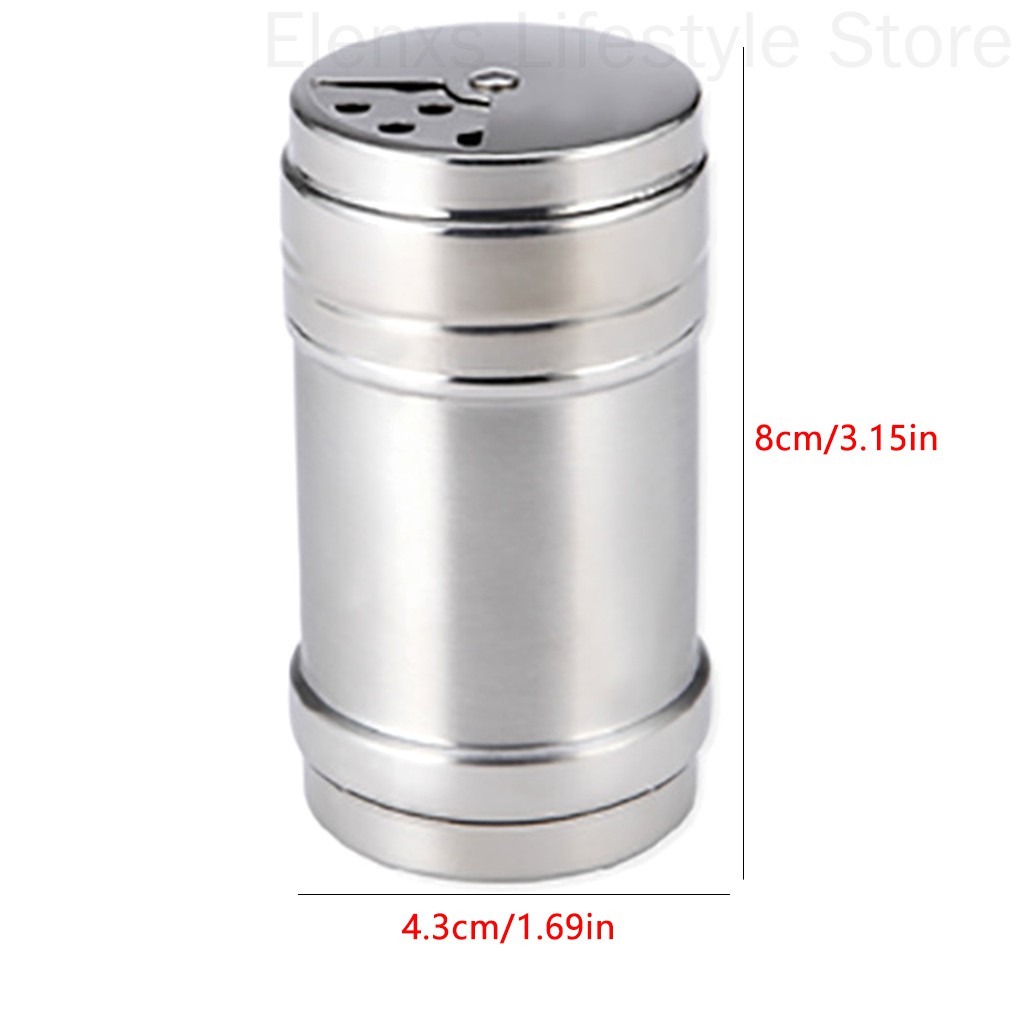 Lọ rắc gia vị nắp xoay chất liệu thép không gỉ