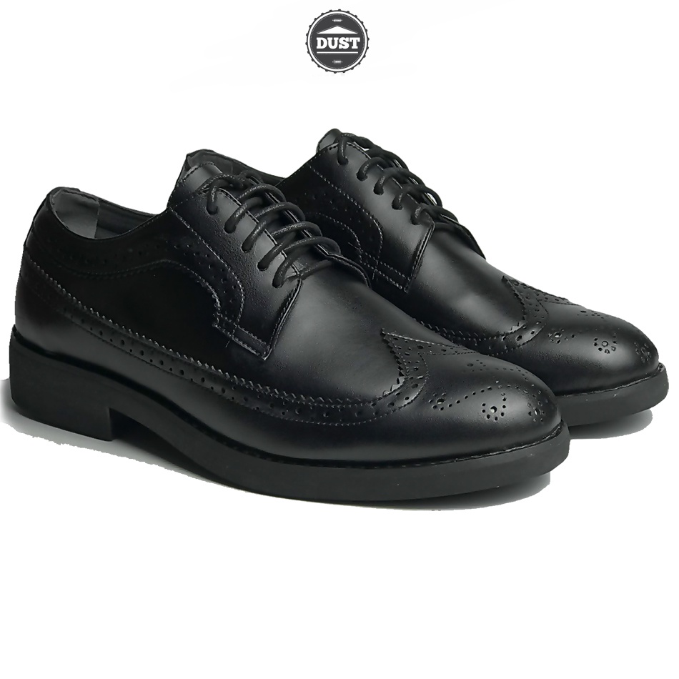 Giày tây công sở nam da bò cao cấp thời trang derby brogues longwing phong cách vintager